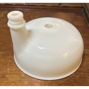 Vintage 1950's Sunbeam Mixmaster Milk Glass Juicer Attachment Bowl
